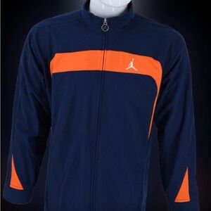 Jordan Men's Navy and Orange Performance Jacket